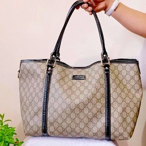 Authentic vintage gucci monogram gg shoulder bag | tote bag | bag